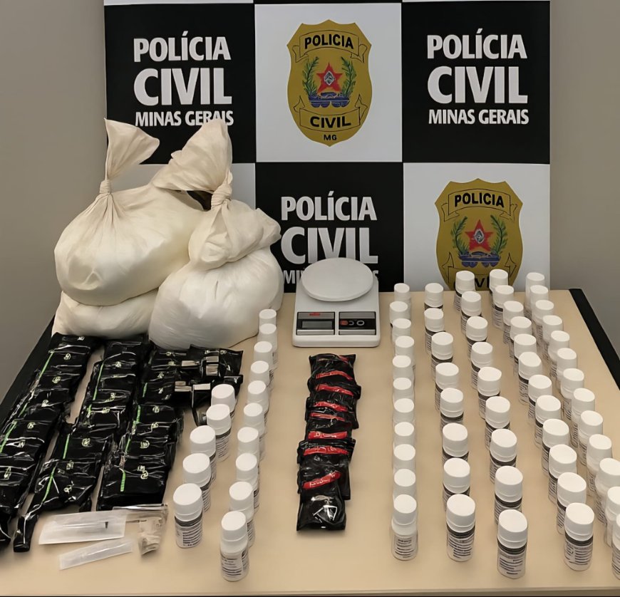 Polícia Civil prende seis pessoas ligadas a organização criminosa de entorpecentes em Passos