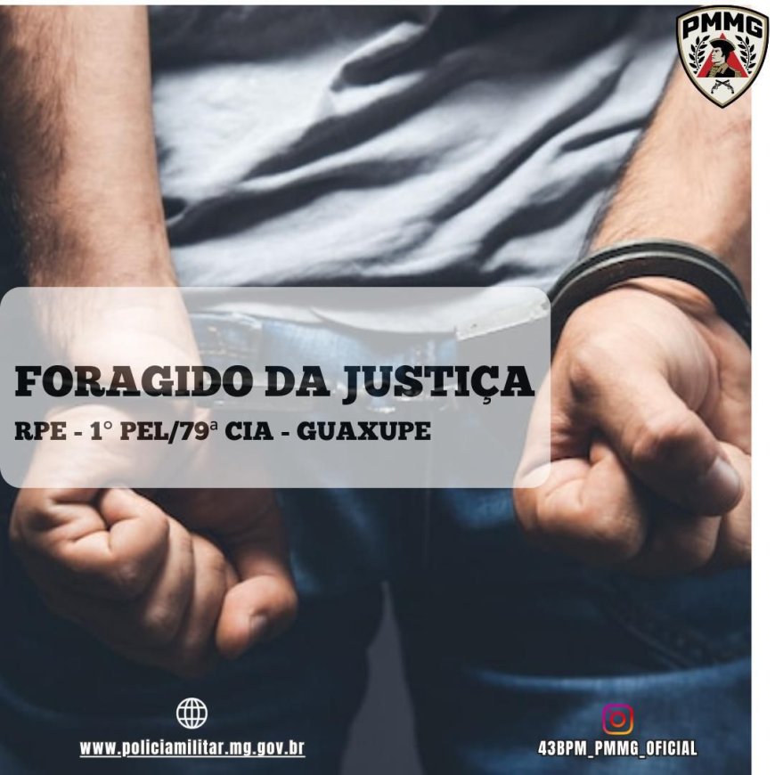 Quatro foragidos da justiça são capturados pela PM em Guaxupé