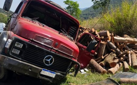 Condutora morre ao invadir a contramão e bater de frente com caminhão na MG-050