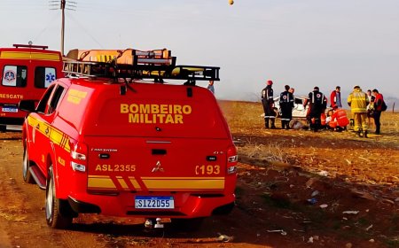 Veículo capota na rodovia entre Alfenas e Serrania e motorista morre no local