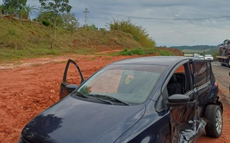 Manobra irregular de veículo pode ter causado acidente na MGC-491 que deixou três pessoas feridas