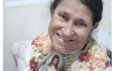 Nota de Falecimento: Terezinha de Fátima Tavares Almeida, aos 67 anos