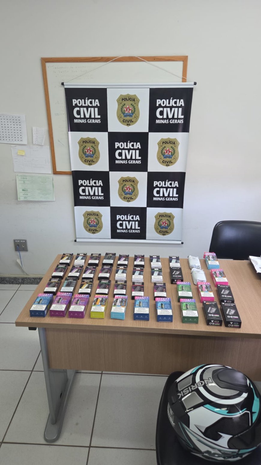 Jovem é preso por transportar cigarros eletrônicos no Sul de Minas