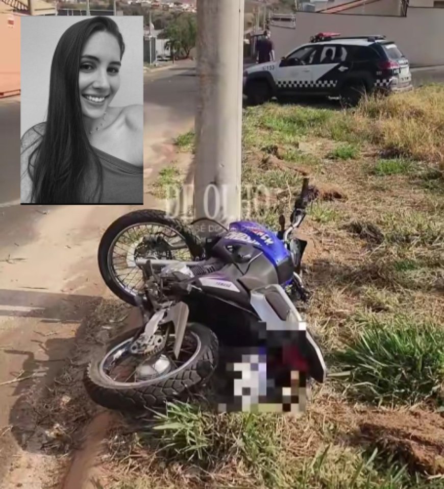 Jovem morre após colidir moto contra poste em São José do Rio Pardo