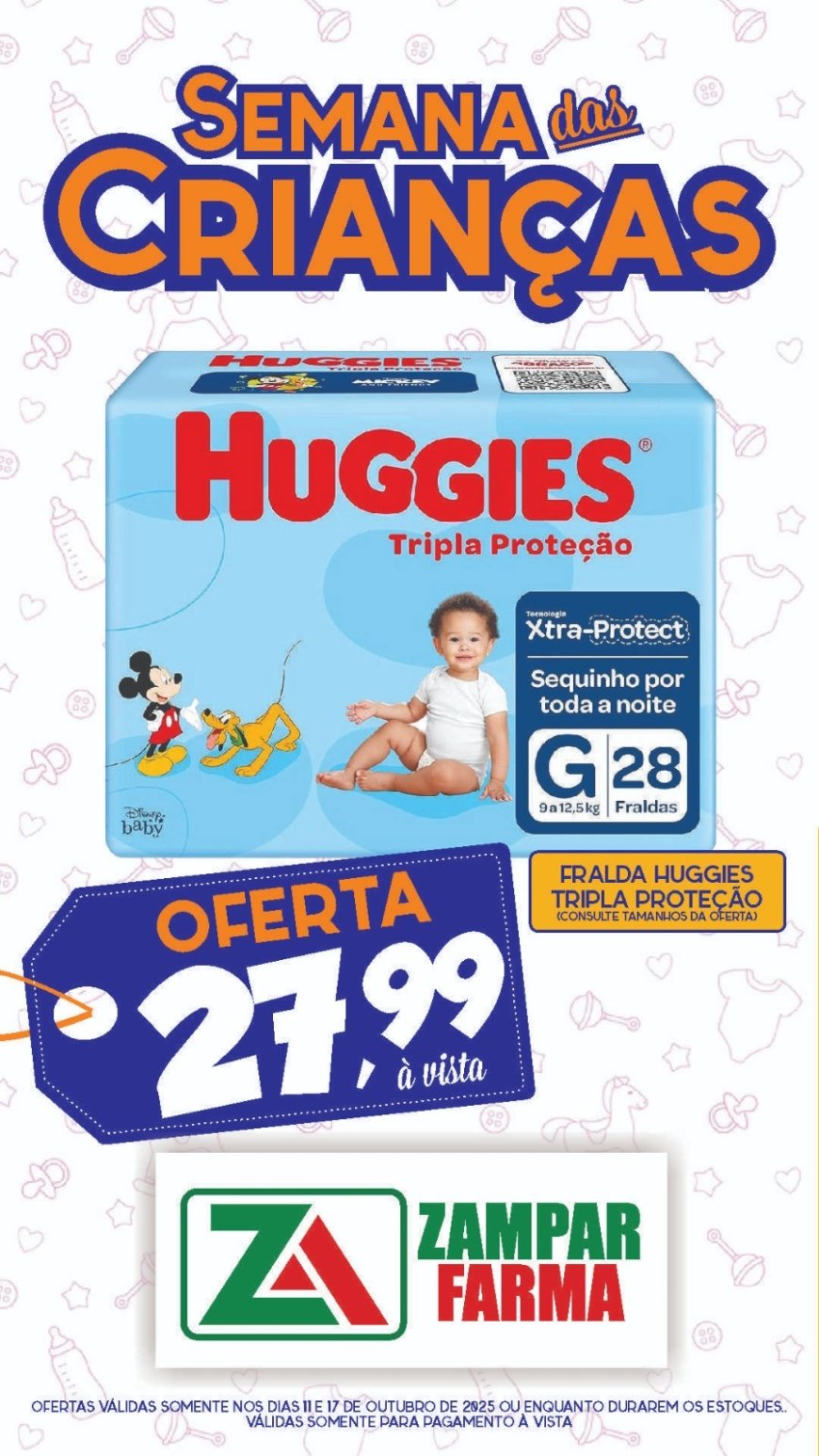 Ofertas Especiais na Semana das Crianças na Zampar Farma