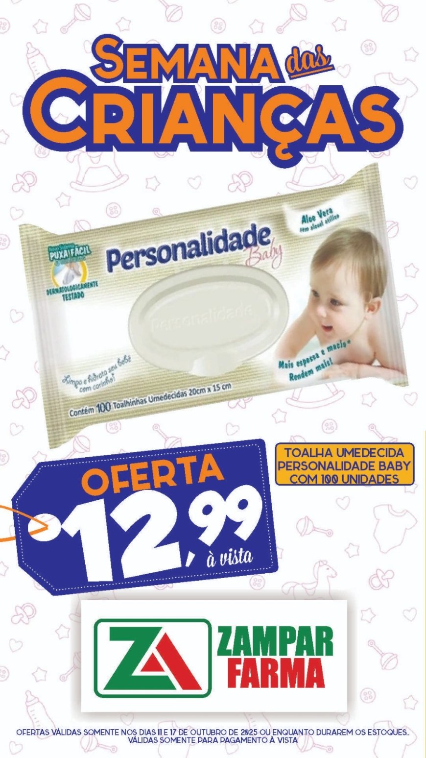Ofertas Especiais na Semana das Crianças na Zampar Farma