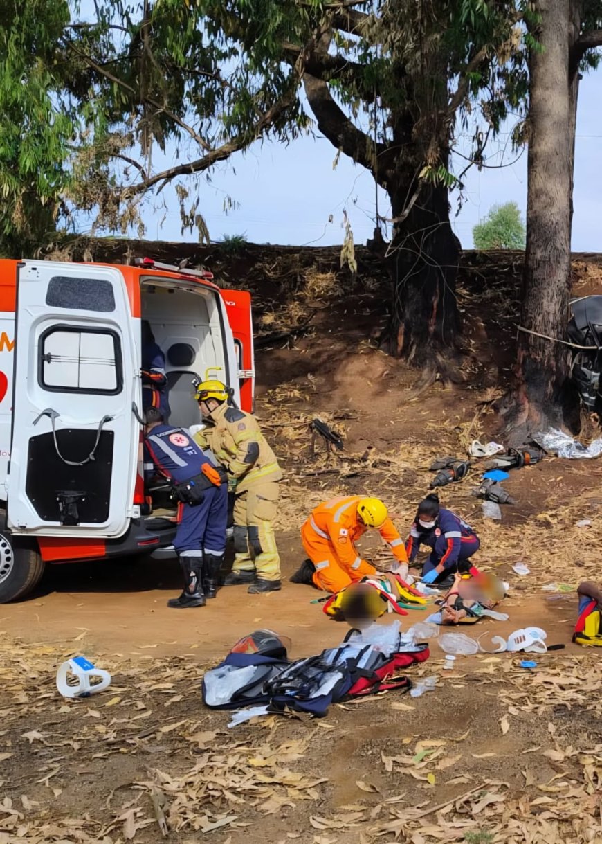 Gravíssimo acidente na MG-179 leva mulher e bebê de 7 meses a óbito