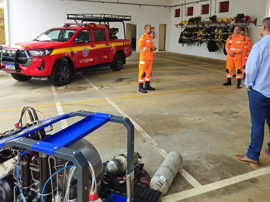 Corpo de Bombeiros de Guaxupé recebe novos equipamentos