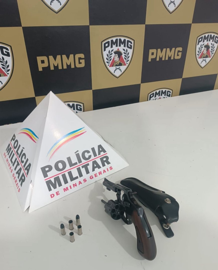 Homem de 44 anos é preso após efetuar disparos de arma de fogo durante discussão em Guaxupé