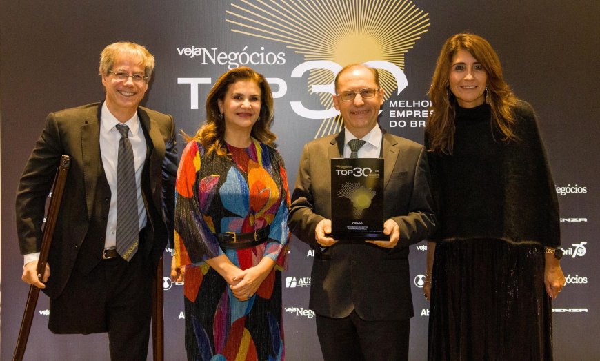 Cemig é reconhecida como a melhor empresa de energia do Brasil no Prêmio Top 30 da Veja Negócios