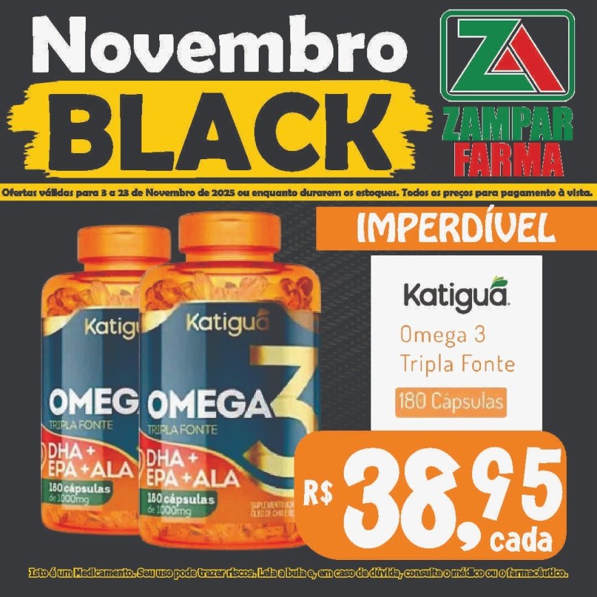 Ofertas de Novembro Black na Zampar Farma