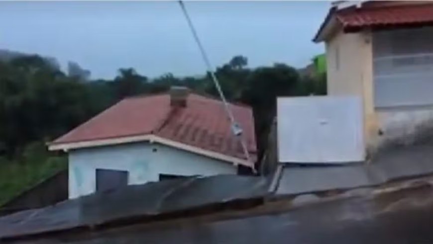 Famílias que tiveram casas engolidas por cratera aguardam indenização em Monte Belo