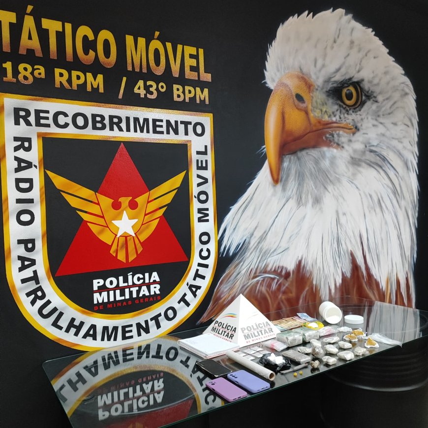 Polícia Militar realiza grande apreensão de drogas e prende três indivíduos por tráfico em Paraíso