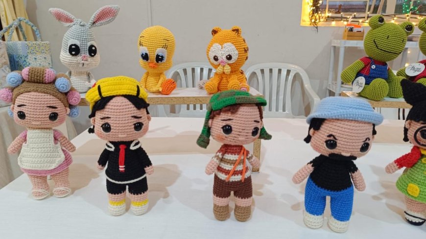 Na Estação Cultural, Feira de Artesanato rebrilha no Natal de Luz de Guaxupé