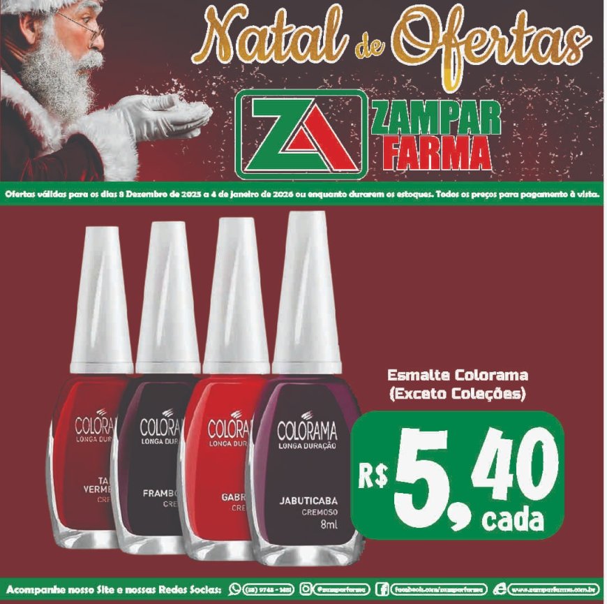 Natal de Ofertas na Zampar Farma