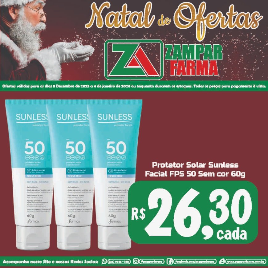 Natal de Ofertas na Zampar Farma