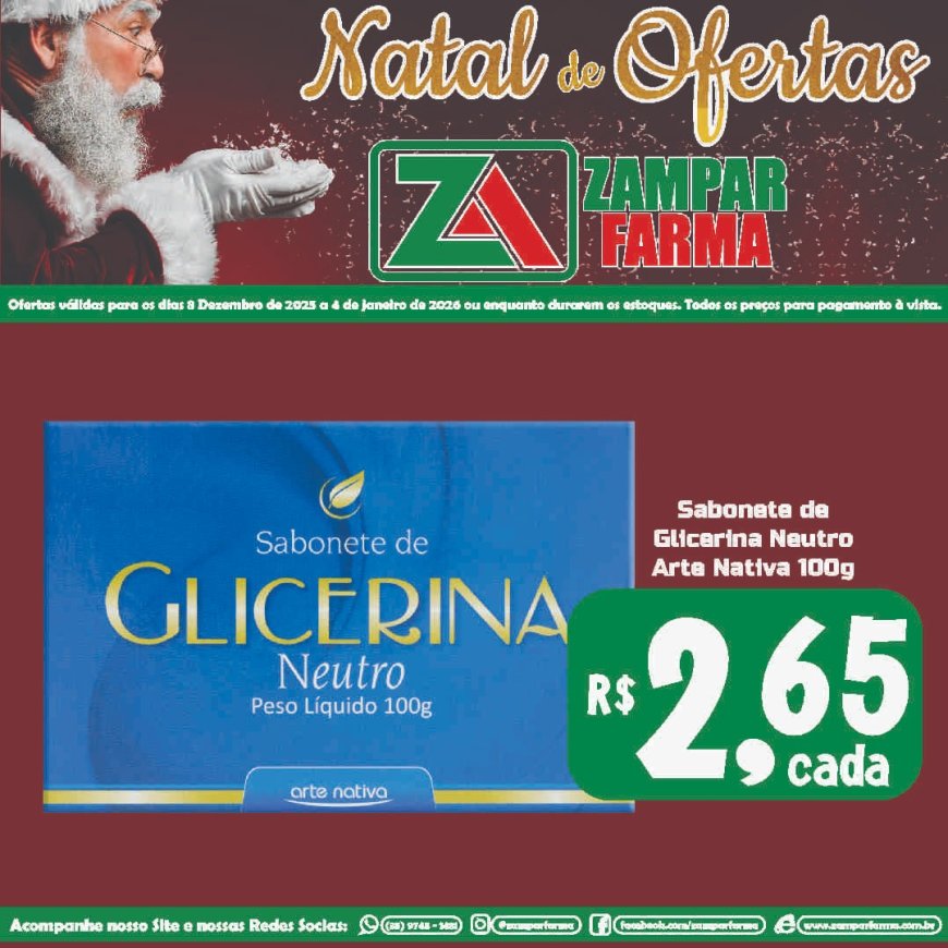 Natal de Ofertas na Zampar Farma