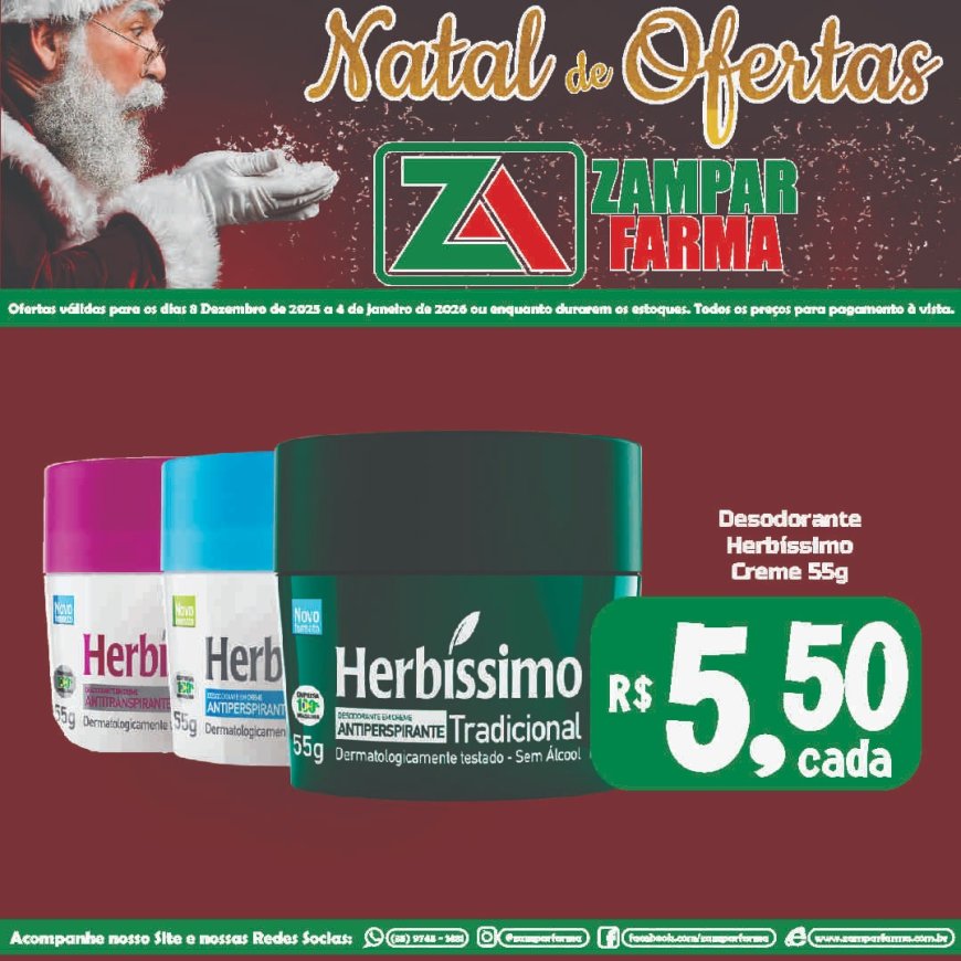 Natal de Ofertas na Zampar Farma