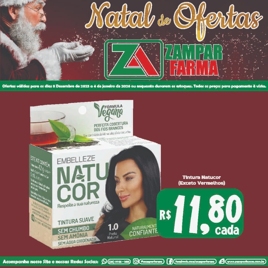 Natal de Ofertas na Zampar Farma