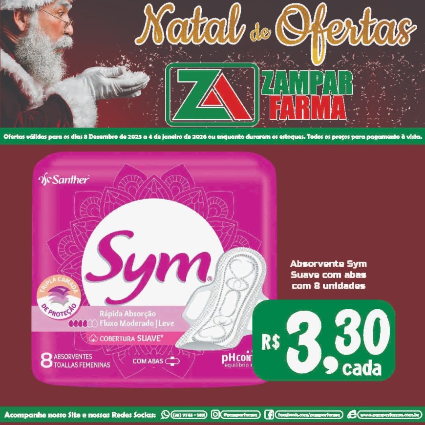 Natal de Ofertas na Zampar Farma