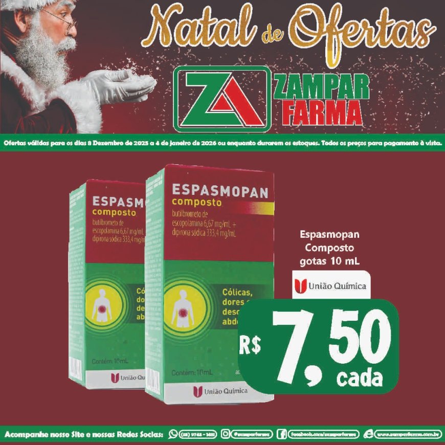 Natal de Ofertas na Zampar Farma