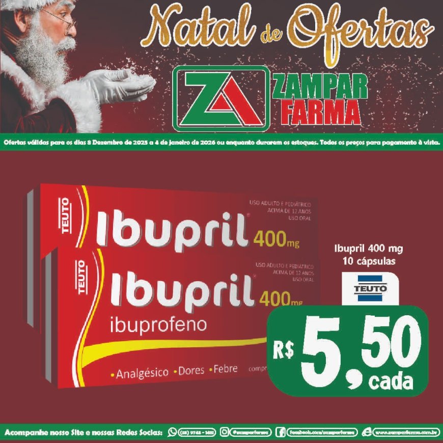 Natal de Ofertas na Zampar Farma