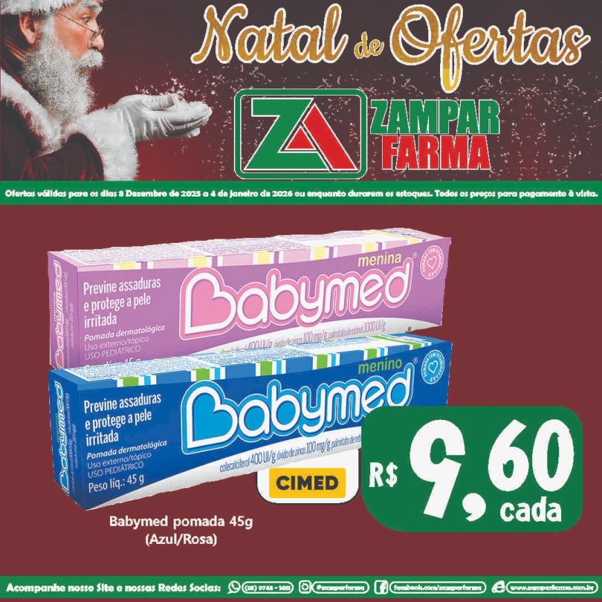 Natal de Ofertas na Zampar Farma