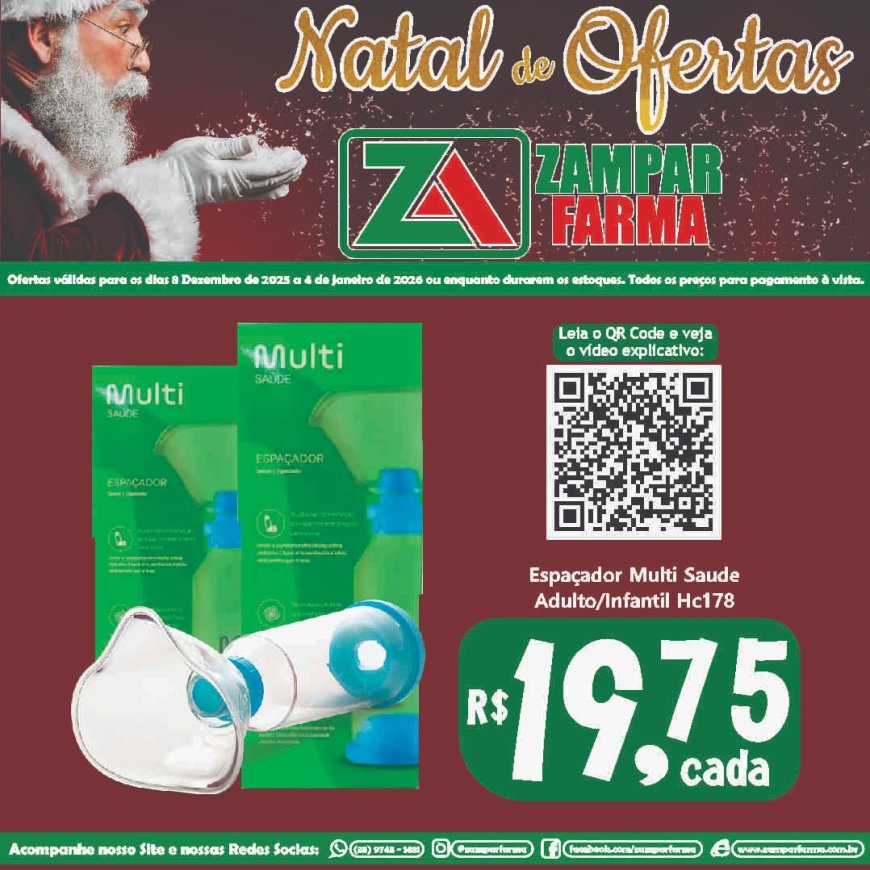 Natal de Ofertas na Zampar Farma