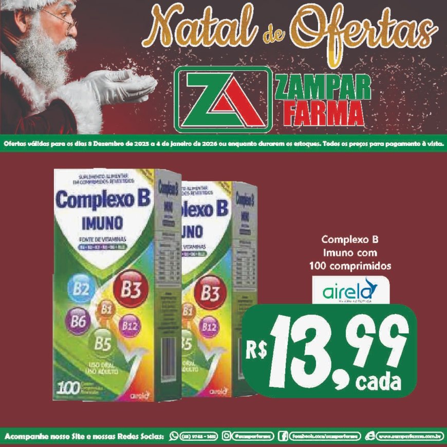 Natal de Ofertas na Zampar Farma
