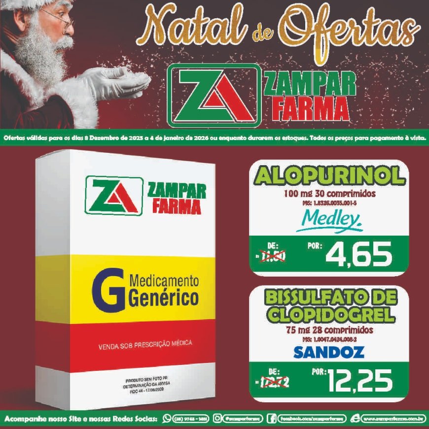 Natal de Ofertas na Zampar Farma