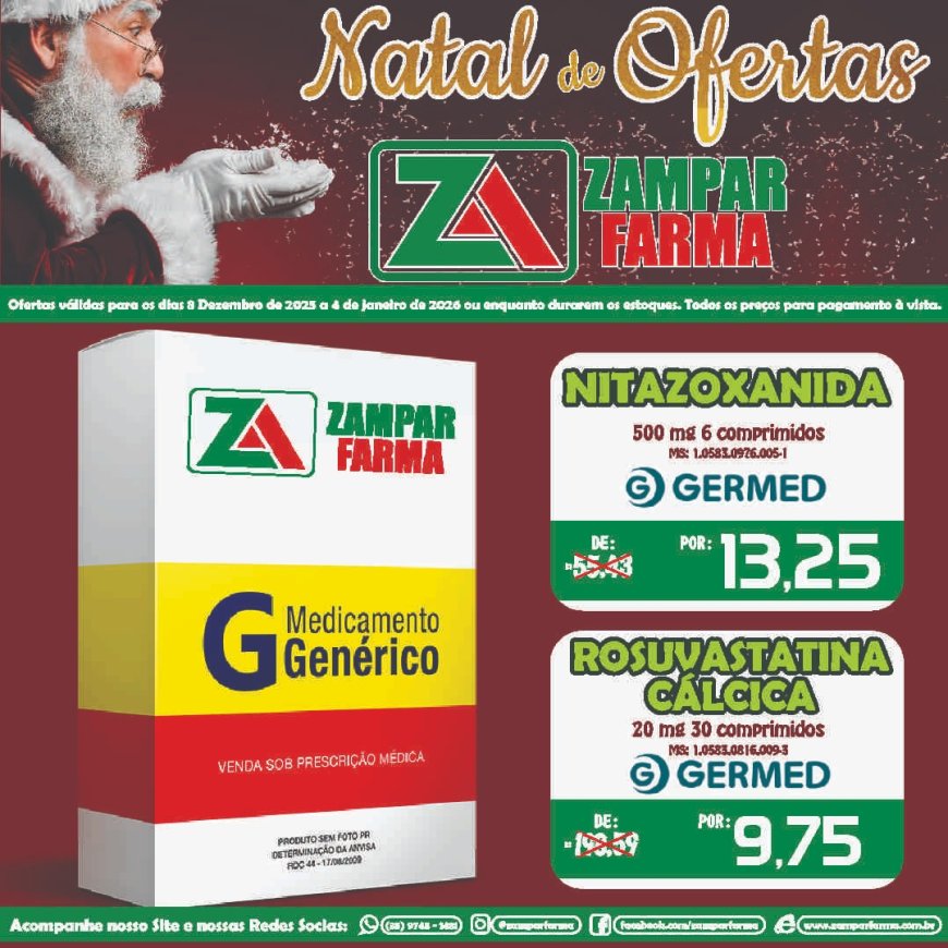 Natal de Ofertas na Zampar Farma