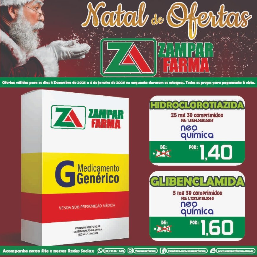 Natal de Ofertas na Zampar Farma