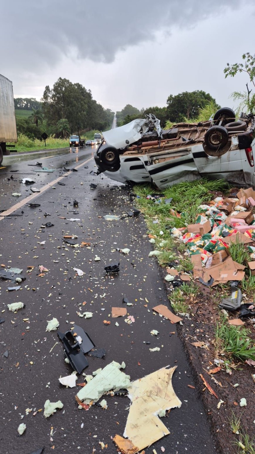 Morador de Muzambinho morre em acidente na rodovia SP-333, entre Cajuru e Mococa