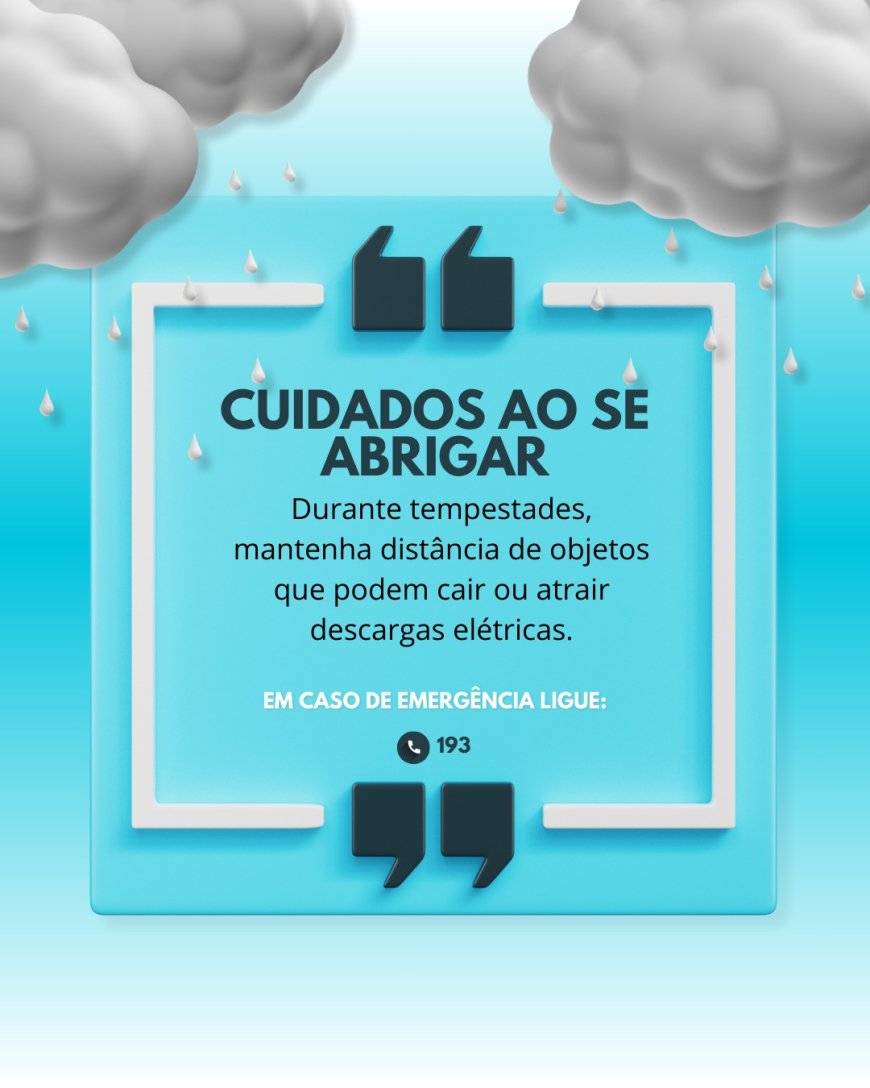 Corpo de Bombeiros alerta para chuvas fortes nos próximos dias em Minas Gerais