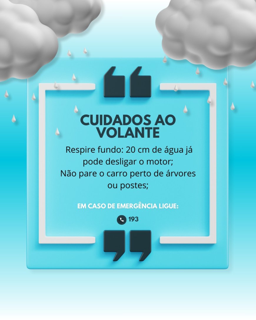 Corpo de Bombeiros alerta para chuvas fortes nos próximos dias em Minas Gerais