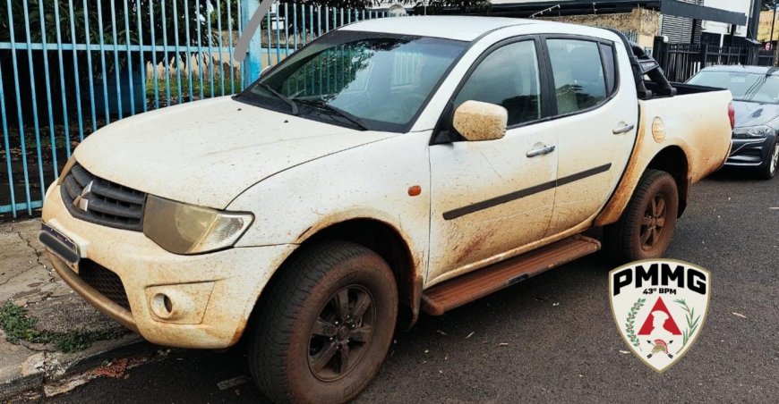 Veículo furtado em Itamogi é localizado em Goiás e autores são presos pela PM