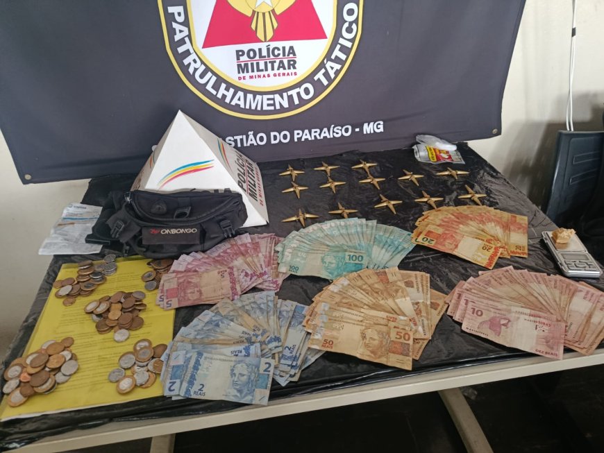 Denúncia anônima leva à apreensão de drogas e materiais do tráfico em São Sebastião do Paraíso