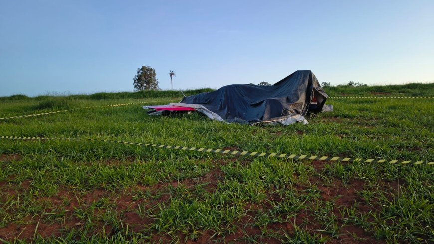 Possível falha mecânica em motor causa pouso forçado de aeronave em Guaxupé