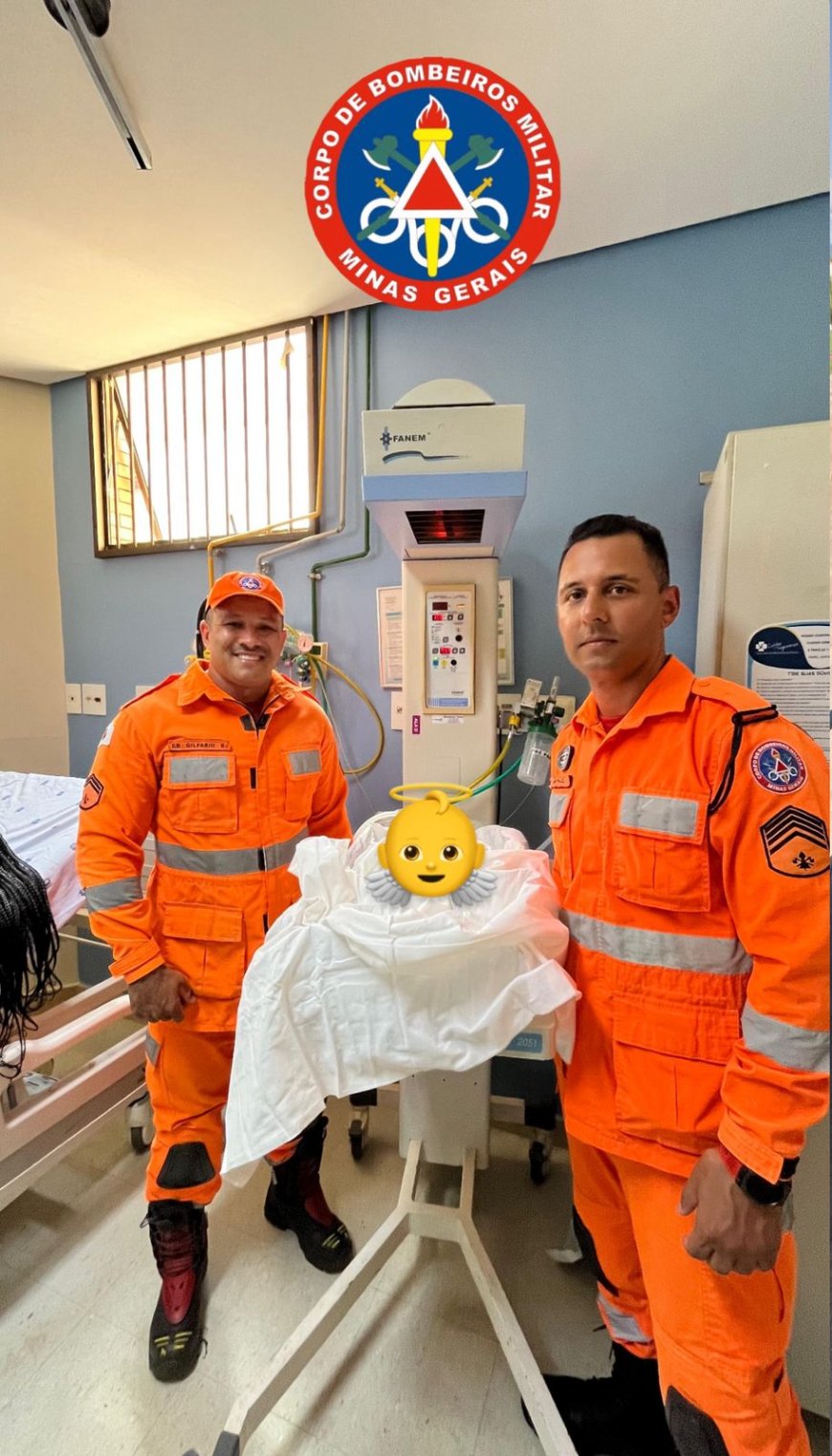 Bebê nasce em elevador de hospital com a ajuda do Corpo de Bombeiros