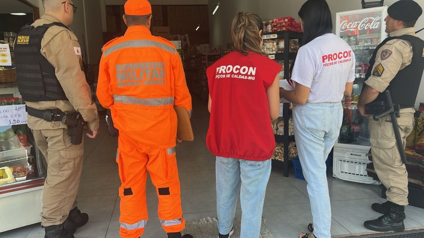 Fiscalização conjunta retira de circulação mais de 13 mil fogos de artifício com estampido em Poços de Caldas