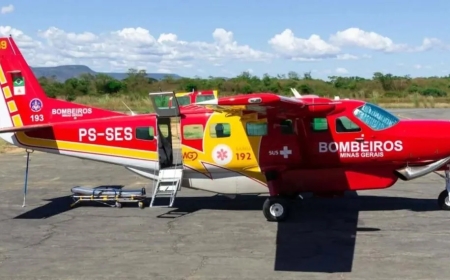 Muzambinhense com problema cardíaco grave é transferido de Guaxupé para BH através da aeronave Arcanjo