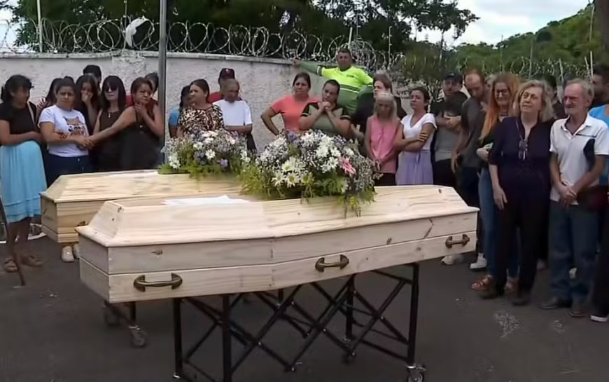Sepultamentos de guaxupeanos mortos em SC é marcado por forte comoção de familiares e amigos