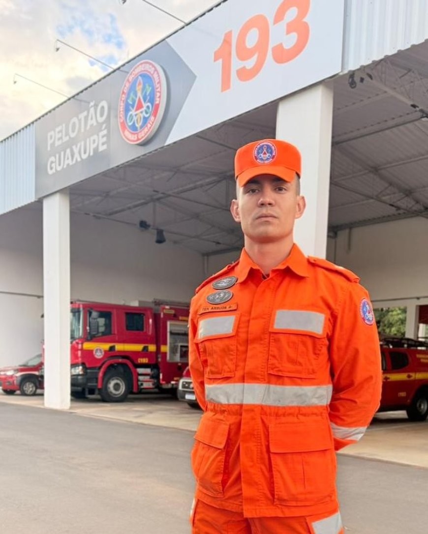 Tenente Jair Arruda é novo comandante do Pelotão de Bombeiros de Guaxupé