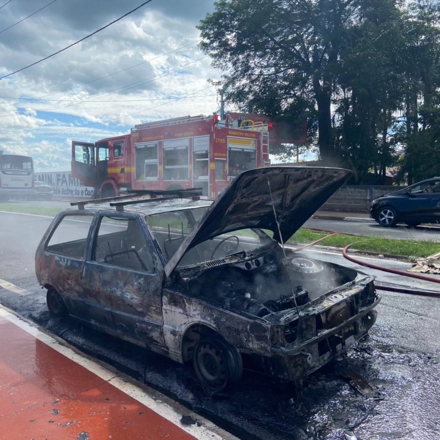 Abastecimento acima do limite pode ter causado incêndio em veículo em Guaxupé