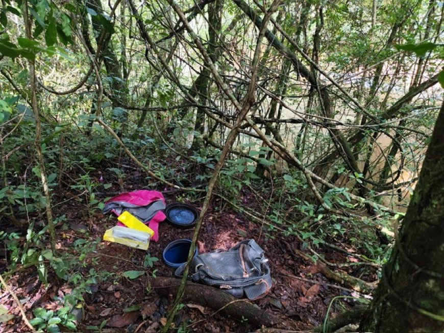 Polícia Militar localiza e apreende drogas escondidas em mata na zona rural de Monte Santo de Minas