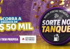Sorte no Tanque 2026: Nota Fiscal Mineira vai sortear dois prêmios R$ 50 mil