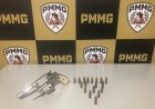 Polícia Militar prende homem por posse ilegal de arma de fogo após ocorrência de violência doméstica em Guaranésia