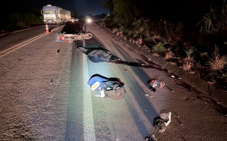 Motociclista morre atropelado na MGC-491