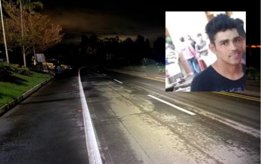 Motorista que atropelou e matou montebelense disse à polícia que pensou ter atingido um animal