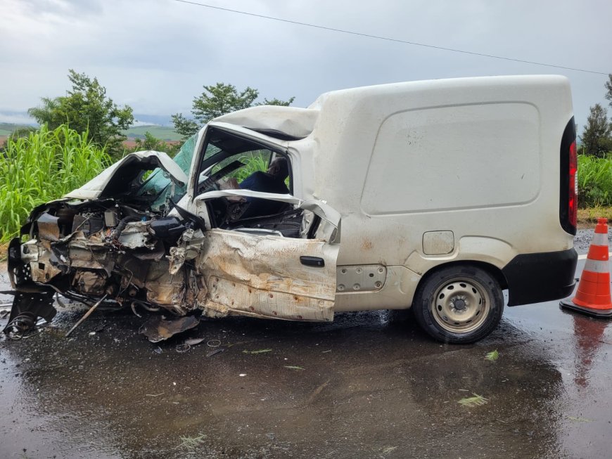 Ao tentar desviar de árvore, condutor bate de frente com outro veículo na MG-050